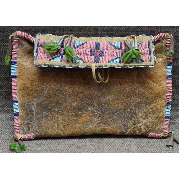 CROW INDIAN RAW HIDE BAG