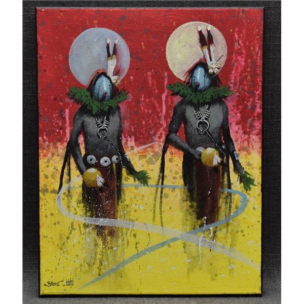 NAVAJO INDIAN PAINTING ( ALLEN BAHE)