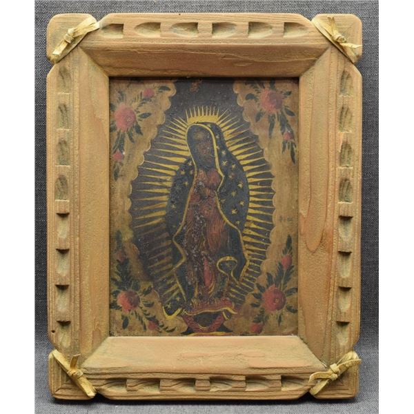 NEW MEXICAN TIN RETABLO