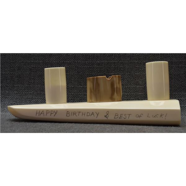 ESKIMO IVORY HOLDERS