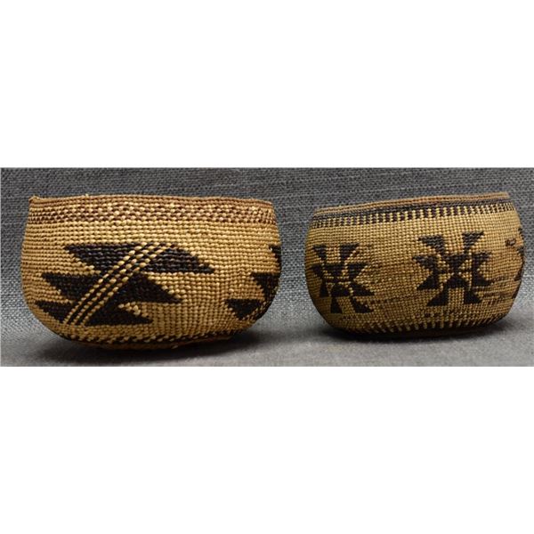 HUPA INDIAN BASKETRY BOWLS