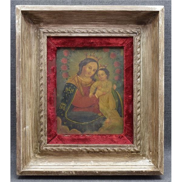 MEXICAN TIN RETABLO