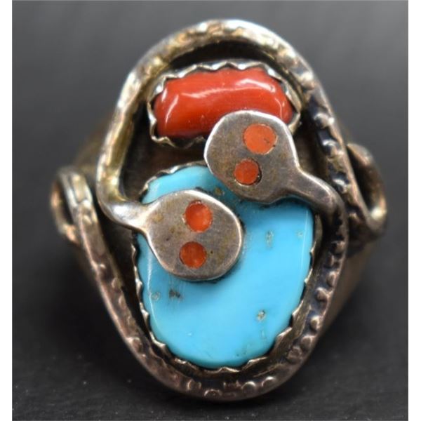 ZUNI INDIAN RING (EFFIE CALAVAZA)