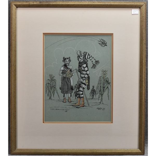 HOPI INDIAN PAINTING (NEIL DAVID)