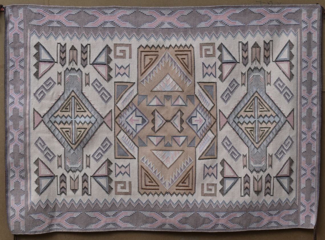 Teec NAVAJO INDIAN TEEC NOS POS RAISED OUTLINE TEXTILE