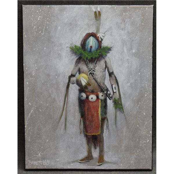 NAVAJO INDIAN PAINTING ( ALLEN BAHE)