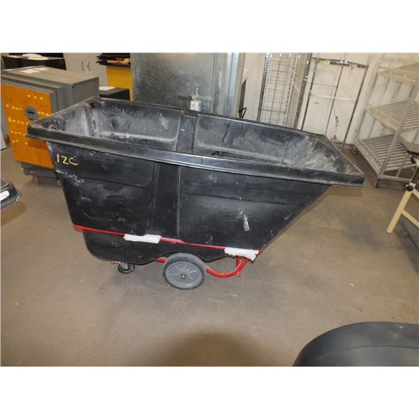 Small Waste Bin On Wheels