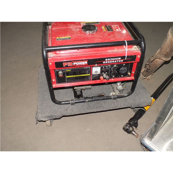 P3 Power GS 3000w Gas Powered Generator