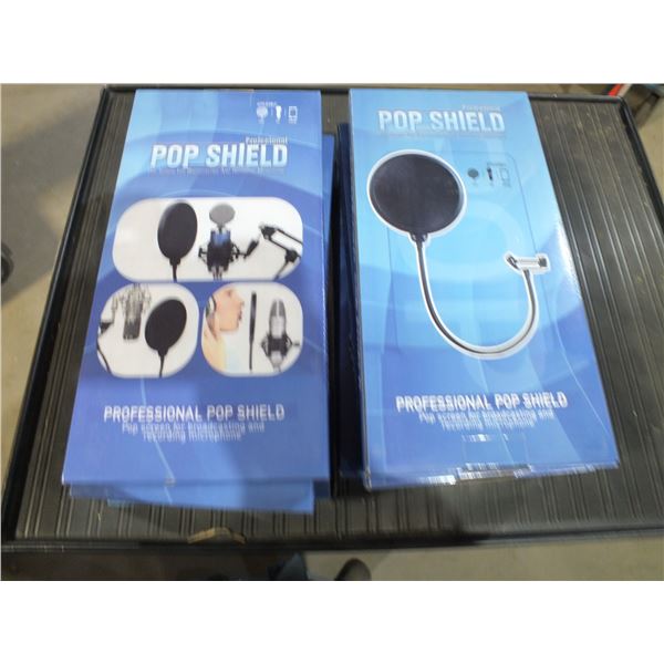 6 Pop Sheilds For Broadcasting & Recording Microphone