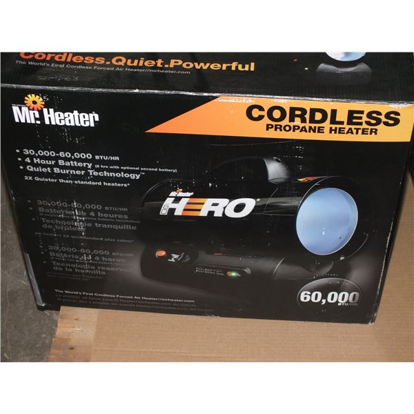 60,000 Cordless Propane Heater