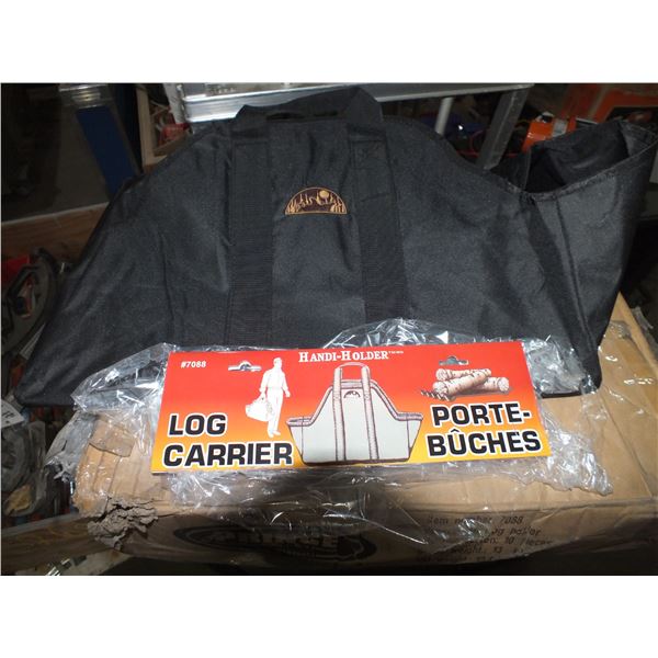 2 Log Carrier Bags