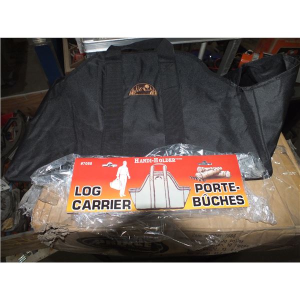 2 Log Carrier Bags