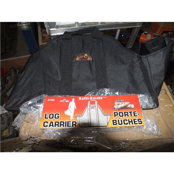 2 Log Carrier Bags