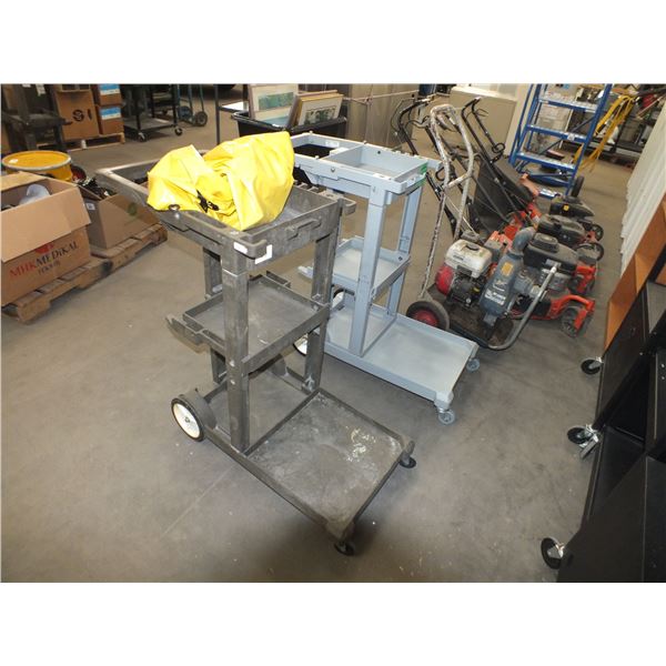 4 Janitorial Carts