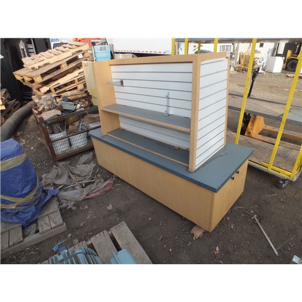 Wooden Stand w/ Slot Board