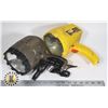 Image 1 : LOT OF TWO HEAVY DUTY FLASHLIGHTS, COMES WITH ONE