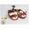 Image 1 : NEW REINDEER LIGHT UP SLIPPERS SIZE5/6