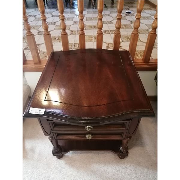 Kroehler Wooden Side Table