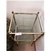 Image 2 : Brass Colored Bamboo Style Shelf 36" Tall x 15.5" Wide x 13.5" Deep