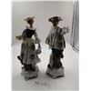 Image 3 : Two Porcelain Victorian Figurines 11" Tall Each