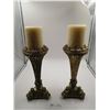 Image 1 : Ornate Candle Holders 12" Tall With Candles Included