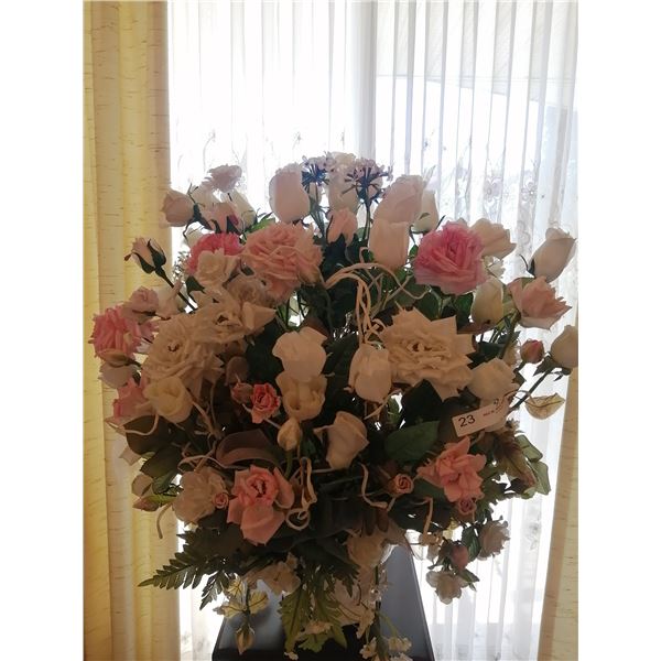 Large Artificial Plant Porcelain 26" Tall