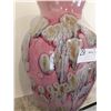 Image 2 : Large Painted Glass Vase 14" Tall
