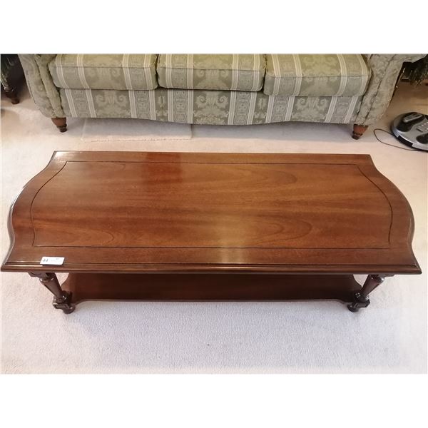 Wooden Coffee Table Kroeler Brand 17" Tall x 56" Long x 22" Wide