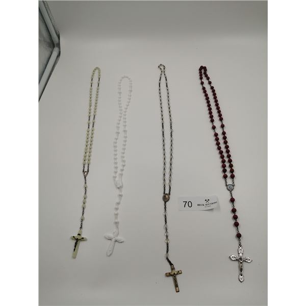 Four Catholic Rosaries