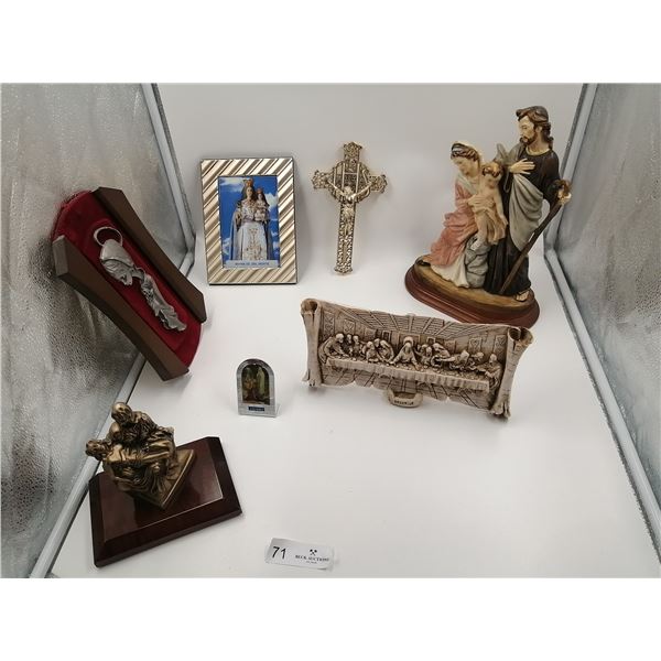 Assortment of Religious Decor