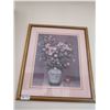 Image 3 : Framed Print of Flowers - Artist Unknown