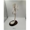 Image 2 : Ivory-Look Sculpture of Women - Original Artwork, Artist Illegible