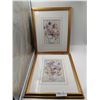 Image 1 : 2 x Framed Watercolour Paintings by Sarah Malin