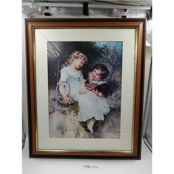 Sweethearts - Framed Print by Frederick Morgan