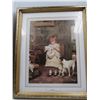 Image 2 : 2 x Framed Prints - "Naughty Boy" by Briton Riviere and "Puppy Love" by Charles Burton Barber