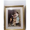 Image 3 : 2 x Framed Prints - "Naughty Boy" by Briton Riviere and "Puppy Love" by Charles Burton Barber