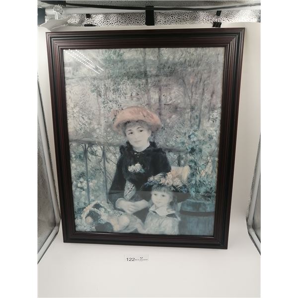 "Two Sisters (On the Terrace)" - Framed Print by Renoir
