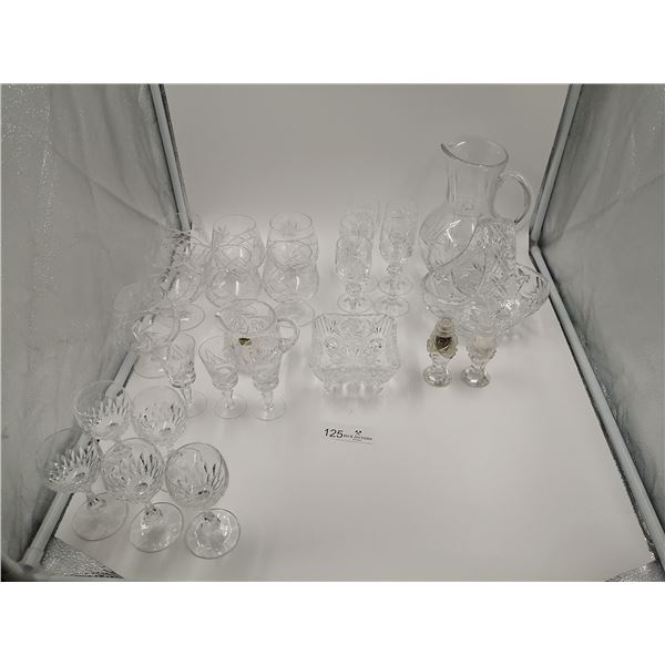 Assortment of Crystalware