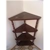 Image 1 : Wooden Corner Shelving Unit