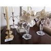 Image 2 : Silverplate Candelabra, Brass and Crystal Candleholders, and More!