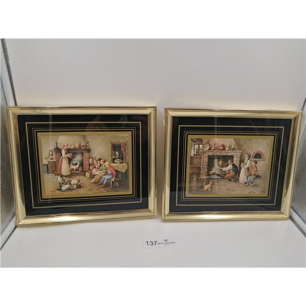 2 x Framed Prints by Vicente Roso