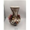 Image 2 : Decorative Floral Porcelain Vase - Made in Italy