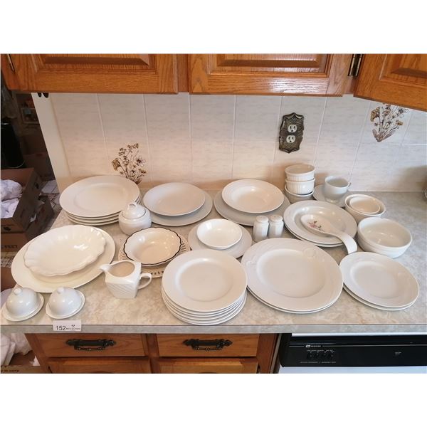 Assorted Porcelain Plates, Bowls, and More!