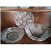 Image 2 : Assortment of Crystal/Glass Platters, Bowls, and Decanter