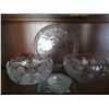 Image 3 : Assortment of Crystal/Glass Platters, Bowls, and Decanter