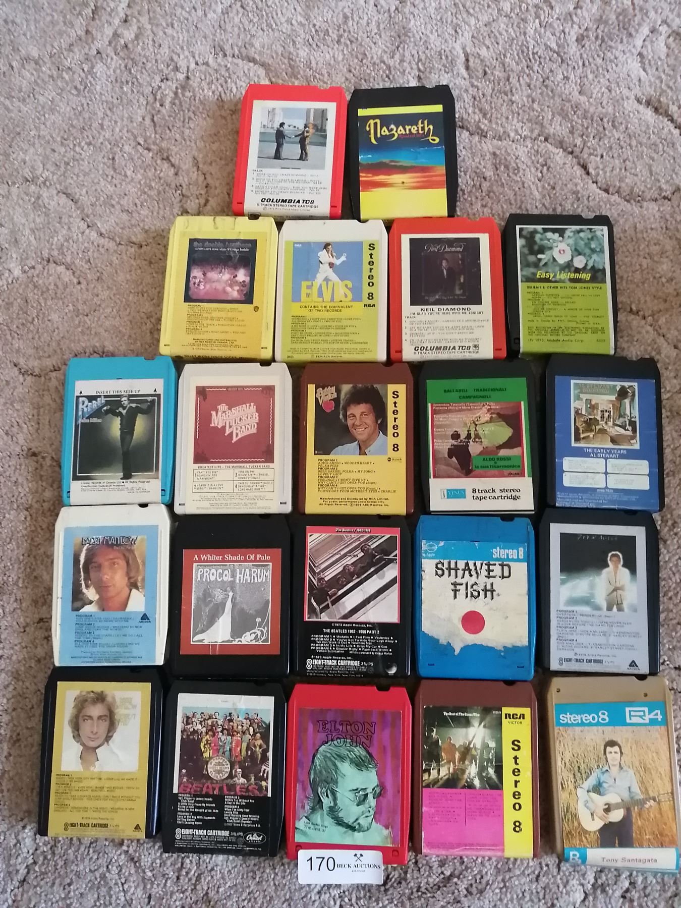 Eight Track Assortment of 8-Track Tapes