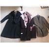 Image 1 : Three Vintage Long Women's Coats Precis Petit 12 Jones New York Sized 14 Utex Design Petit Sized 12