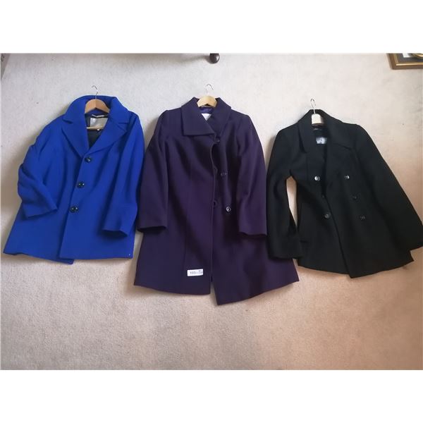 Three Women's Coats Winsmore Size 10 Winsmore Size 12 Calvin Klein Size 8