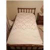 Image 1 : Twin Bed w/ Frame, Box Spring, Sealy Silver Cloud Elite Mattress, Headboard, and Footboard