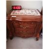 Image 2 : Vintage Wooden Nightstand with Clock Radio (Cosmo Model E568)